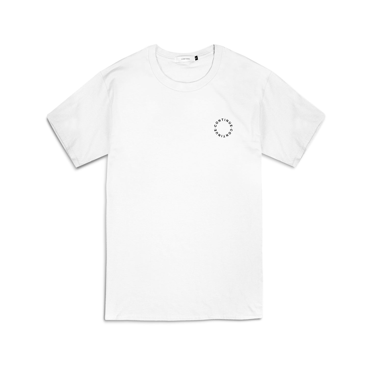 CONTINUE Perfect Circle Tee in White